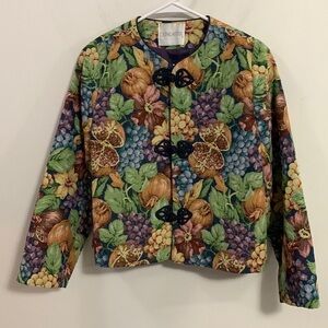 Doncaster Tapestry type blazer / jacket - size 12, **see measurements
